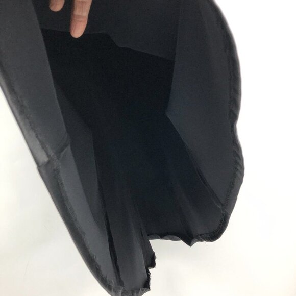 Le Chateau Black Satin Show-Stopping Fit & Flare 3/4 Length Maxi Skirt size 00 - Picture 7 of 16